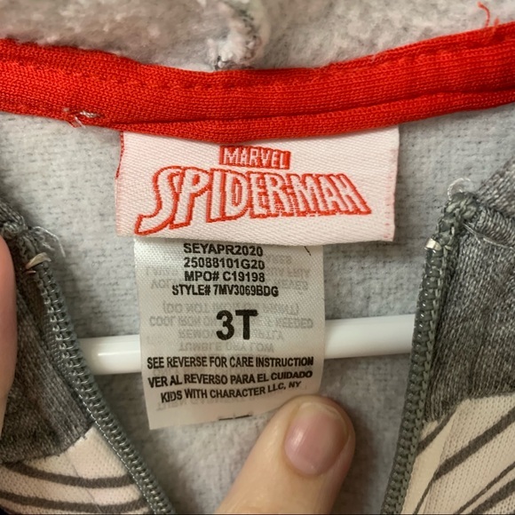 Disney Marvel Spider Man Zip Up Jacket Size‎ 3T - Picture 3 of 3